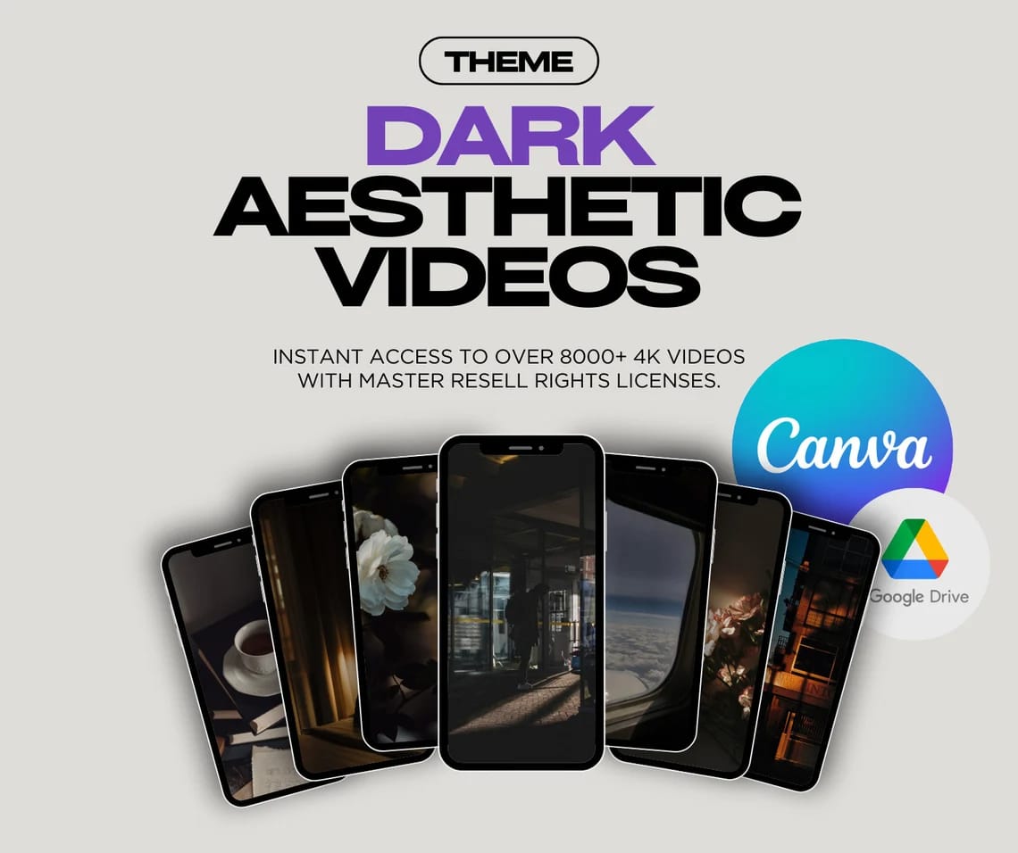 Aesthetic Reels Video Pack - 8,000+ MRR & PLR Templates - Image 2