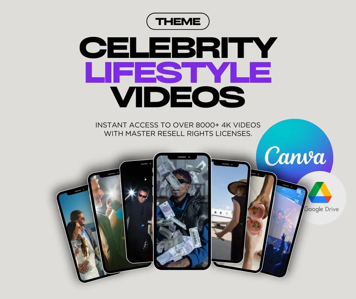 Luxury lifestyle 4K videos for Instagram Reels, TikTok, and YouTube Shorts showcasing cars, yachts, planes, and more. Perfect for enhancing your content.