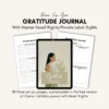 Gratitude Journal with resell rights Editable Canva gratitude journal Customizable PLR gratitude journal Digital gratitude journal for self-reflection