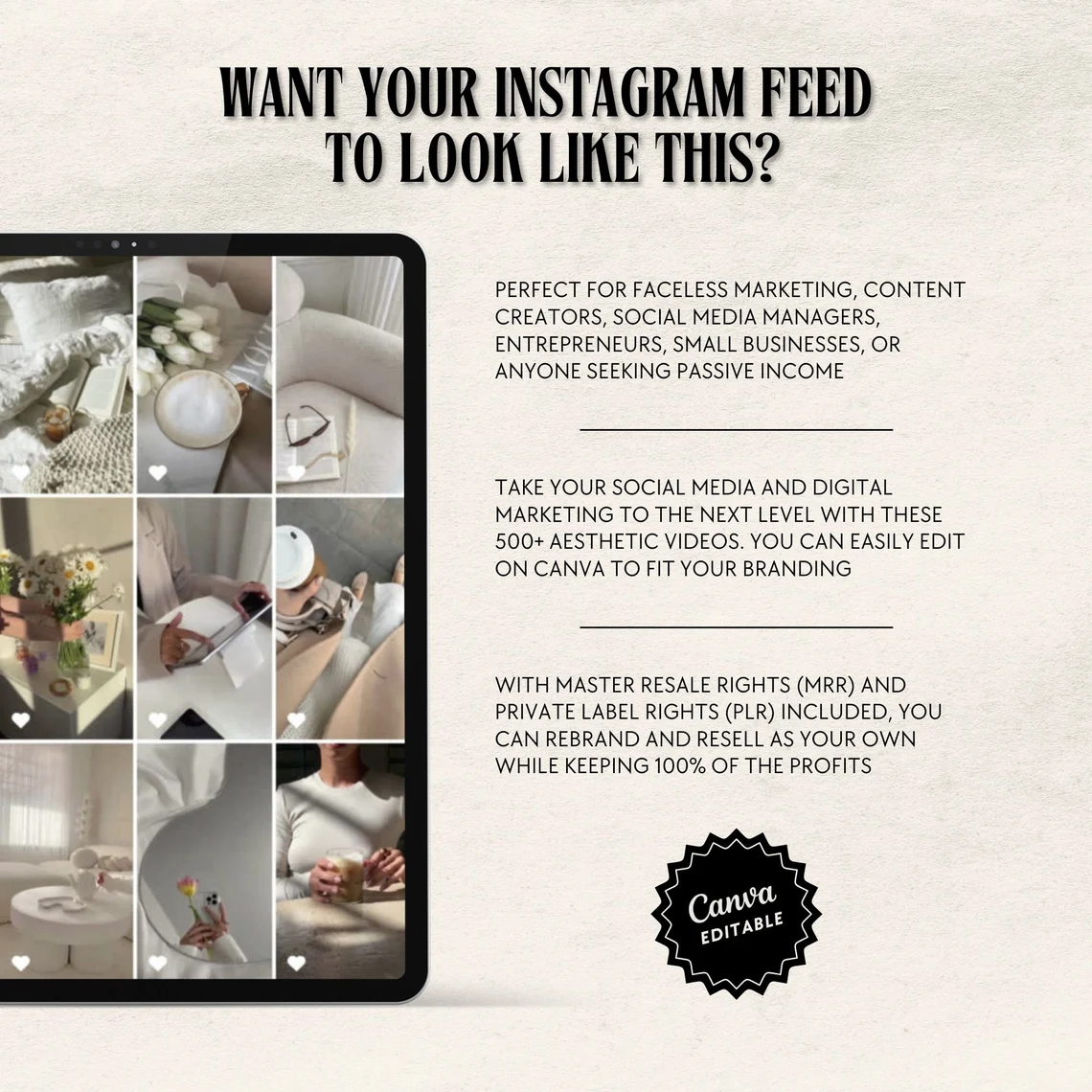 500+ Faceless Reels Video Bundle – Aesthetic Lifestyle MRR/PLR - Image 6