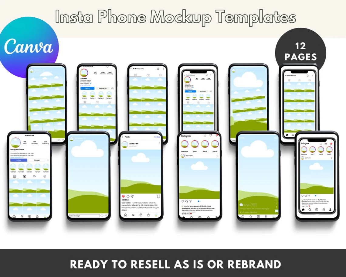 Instagram Canva Template Bundle – Master Resell Rights - Image 5
