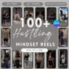 motivational quote reels hustling mindset woman reels luxury content for women entrepreneurs boss babe Instagram reels