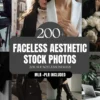 AI faceless stock images for social media 200+ PLR faceless images for influencers AI-generated faceless luxury images Faceless marketing bundle Free PLR stock images for Instagram