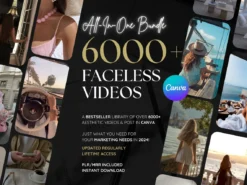 Faceless aesthetic videos for Instagram reels Canva templates faceless marketing Digital PLR videos for Instagram Minimalist faceless videos pack Faceless reels bundle for TikTok and Instagram Instagram PLR digital marketing PLR faceless reels bundle