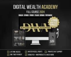DWA Full Course MRR digital product Master Resell Rights digital marketing course Faceless content reels for resell Digital Wealth Academy course modules