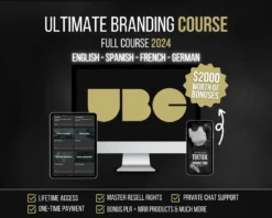 Ultimate Branding Course - UBC, digital marketing guide with MRR rights, 10,000+ faceless content reels, Canva templates included.