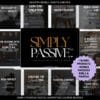 Simply Passive Digital Marketing Course with MRR and PLR Resources