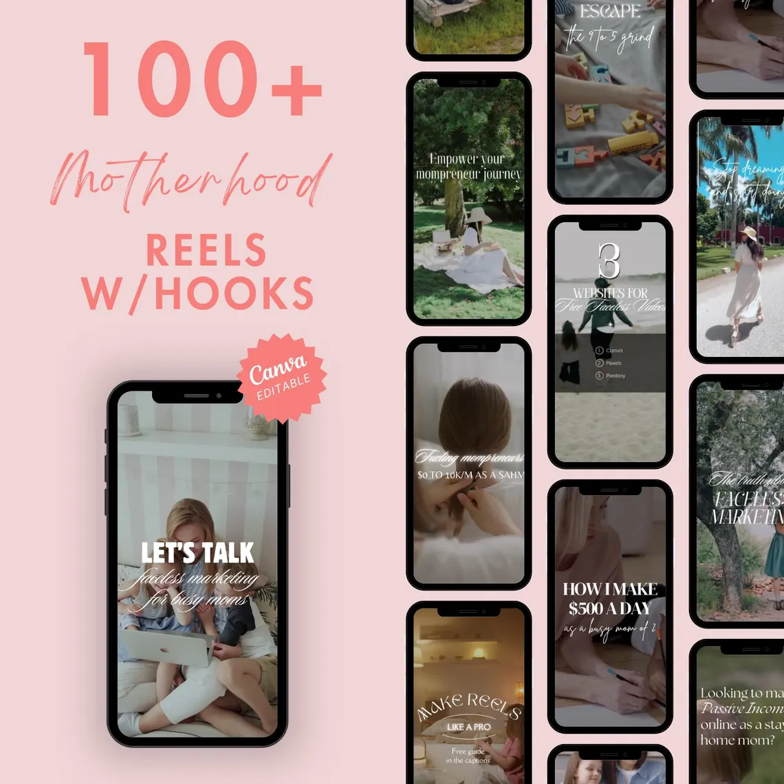 850+ Faceless Motherhood Reels Bundle with MRR - Image 2