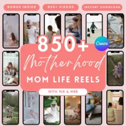 aesthetic mom reels digital marketing for mompreneurs faceless motherhood content