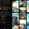 500+ faceless travel reels for social media marketing, featuring Canva templates with MRR and PLR for customization and reselling.