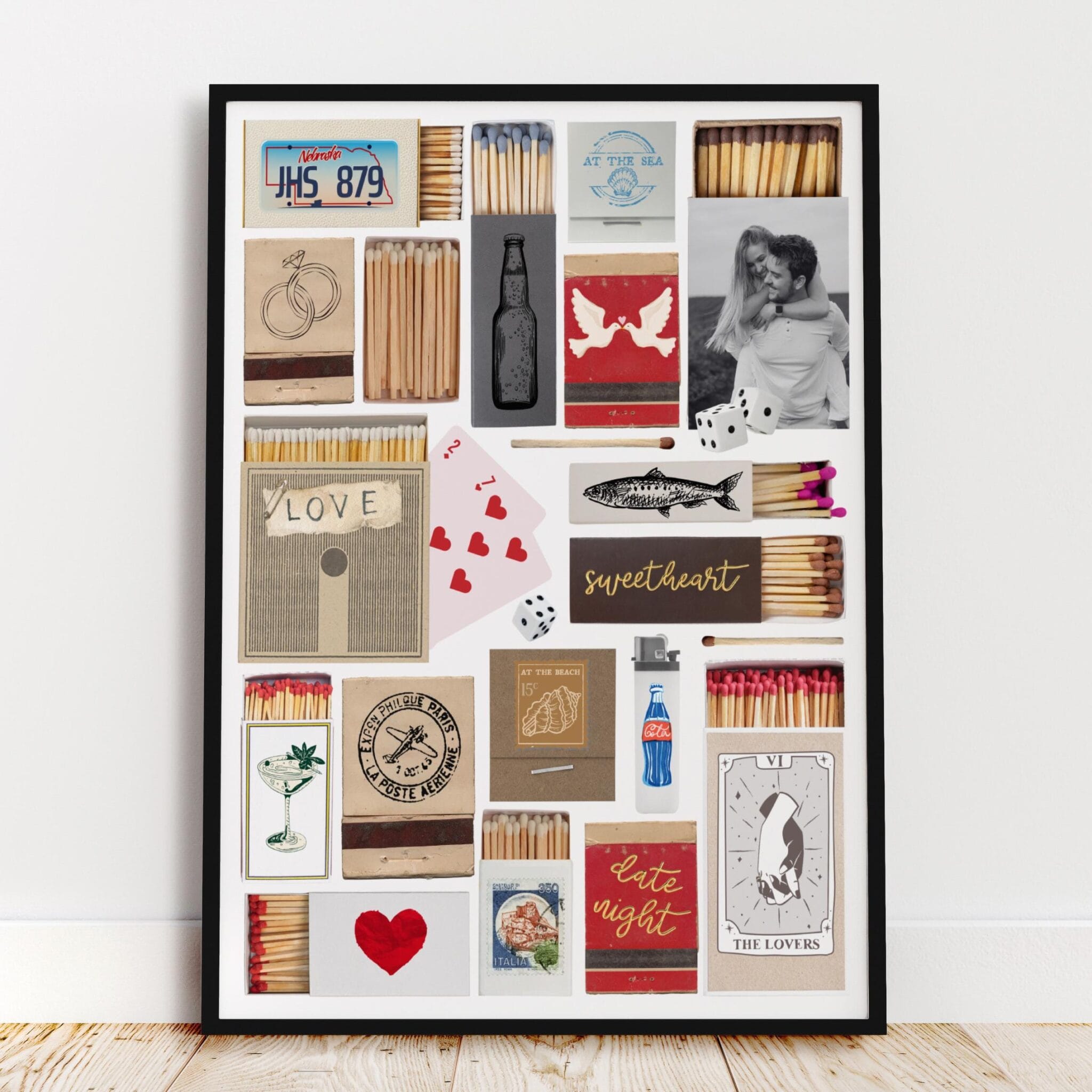Blank Matchbook Template Editable Canva Design PLR Creative