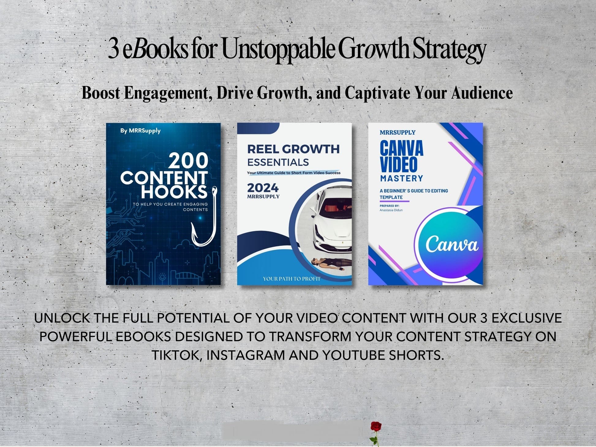3 Premium Marketing eBooks