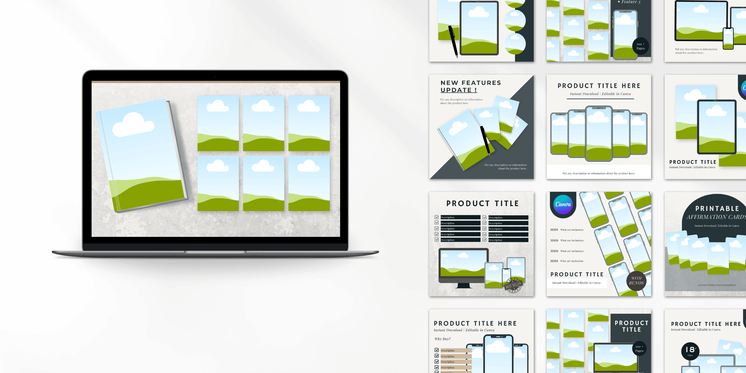 Listing Mockup Templates